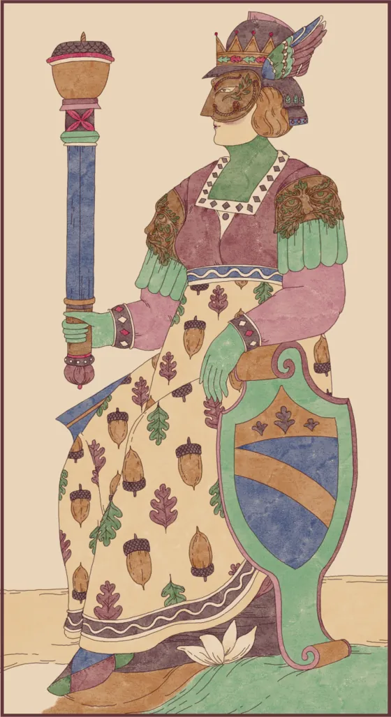 reine de bâton
